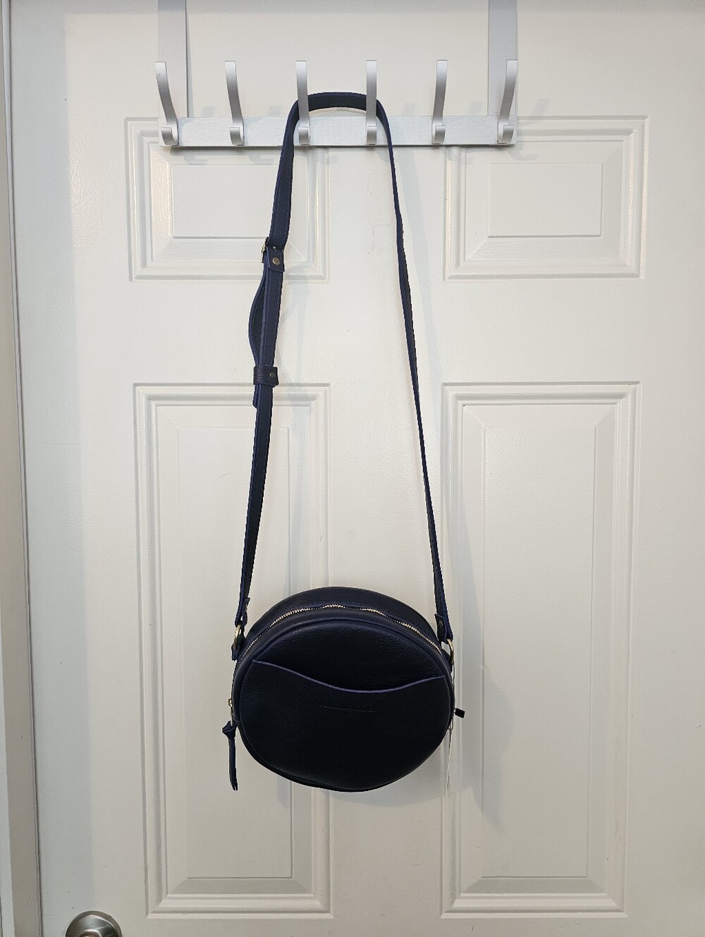Portland Leather Large Crossbody, Cobal